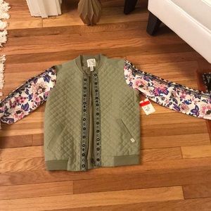 Spring bomber style jacket